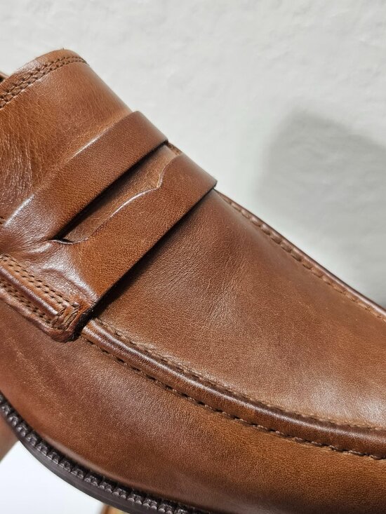 Cole Haan- Size 9M Men\'s Øriginal Grand Brown Leather Penny Loafers main image 5